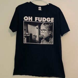 A Christmas Story: Ralphie, “oh fudge” t-shirt